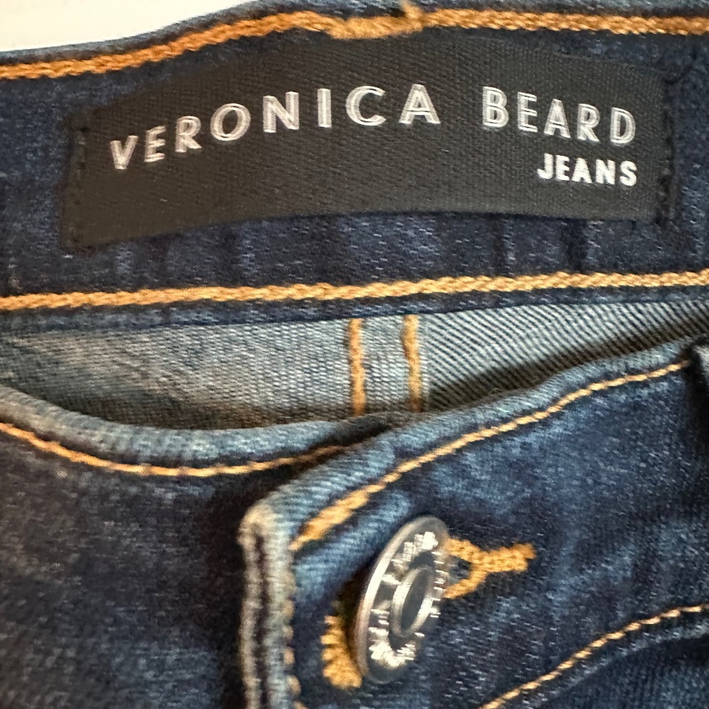 Veronica Beard Button Hem Baby Boot Jeans Size 32 - Picture 7 of 10